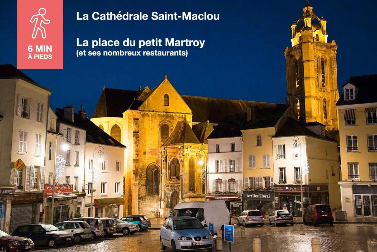 Studio Cosy En Plein Coeur Historique De Pontoise Daire Dış mekan fotoğraf