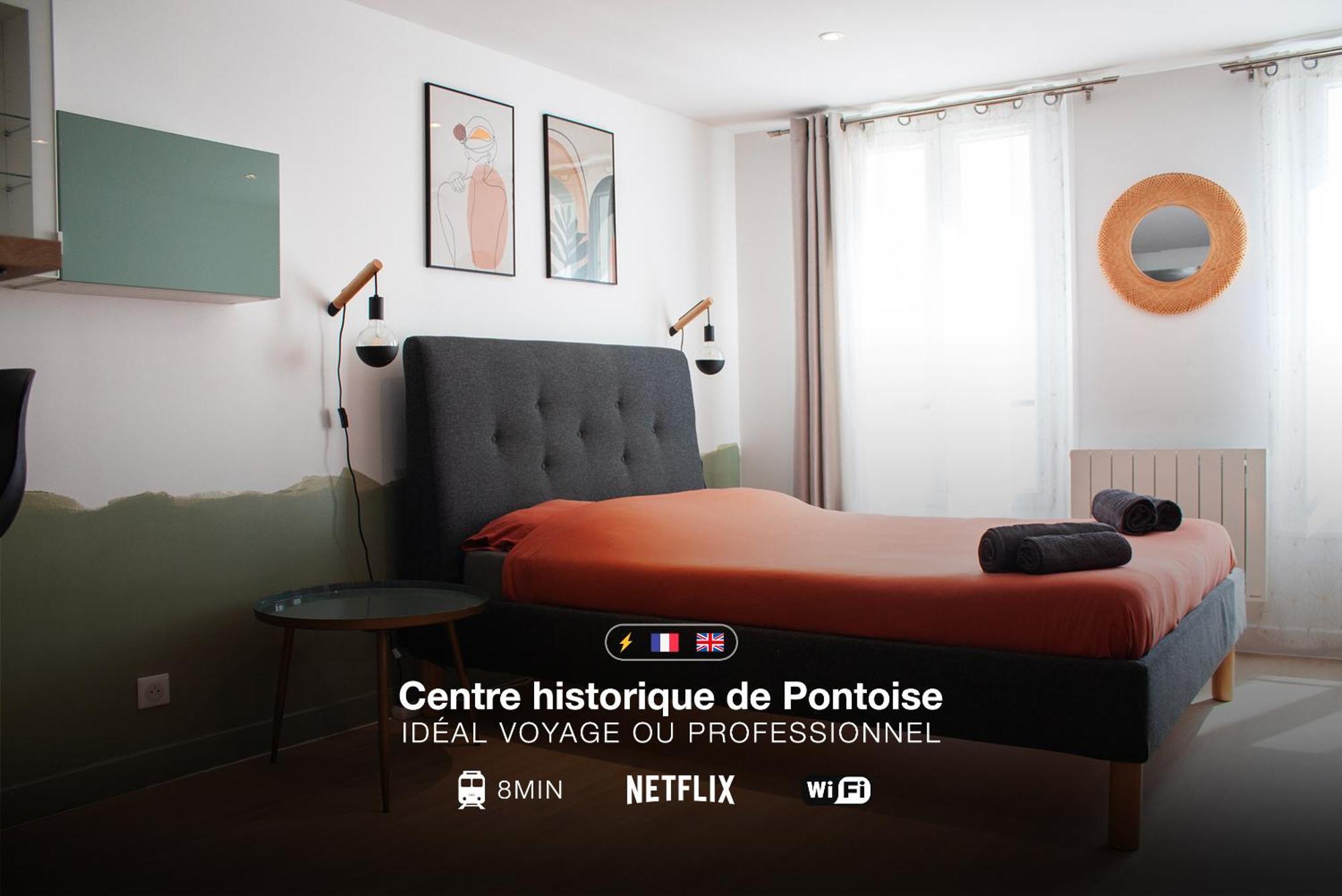 Studio Cosy En Plein Coeur Historique De Pontoise Daire Dış mekan fotoğraf
